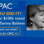 LPAC Banner für Tammy Baldwin