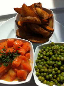 Vegan on the Road Day 11: Potatoes, carrots and peas